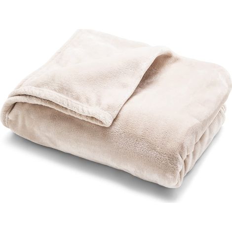 SWEET HOME - Plaid Divano e Letto Sherpa a Doppio Strato Ultra Morbido e Avvolgente, Coperta Pile Invernale Calda e Lavabile, Ottimo Comfort Ideale anche come Copridivano e Copriletto Singolo 130x160 (1/5)