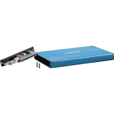 CAJA EXTERNA NATEC RHINO GO DISCO DURO 2,5 USB 3.0 SATA AZUL (1/5)