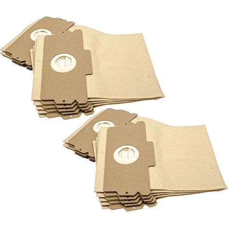 vhbw 20x sacchetto sostituisce AEG 2681032092 per aspirapolvere - 12/15 27cm x 23cm color sabbia