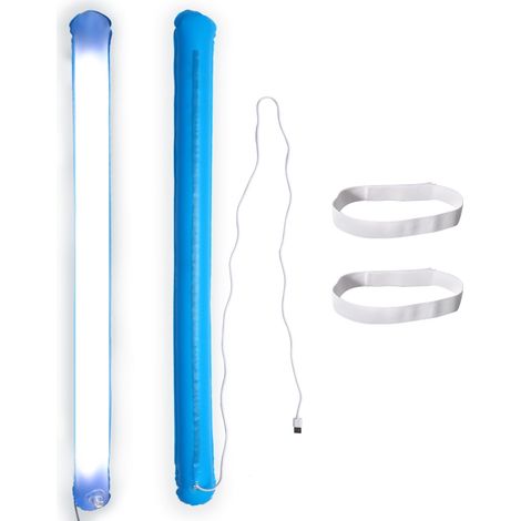 Lampe de Camping Gonflable USB, Tube Lumineux Rechargeable Pliable pour Randonnée (1/5)