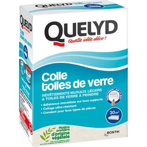 Adhesivo en polvo concentrado QUELYD para papel pintado de fibra de vidrio, 500 g QUELYD (1/2)