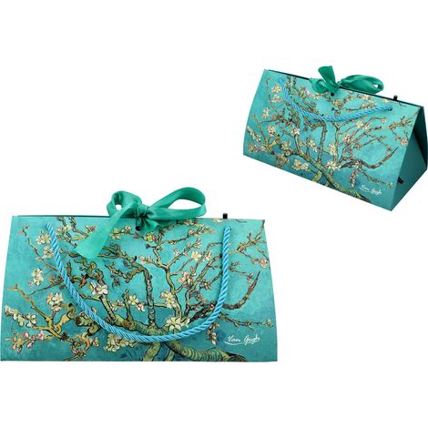 Set mit 6 dekorativen Taschen - V. van Gogh, Blühender Mandelbaum (carmani) (1/4)