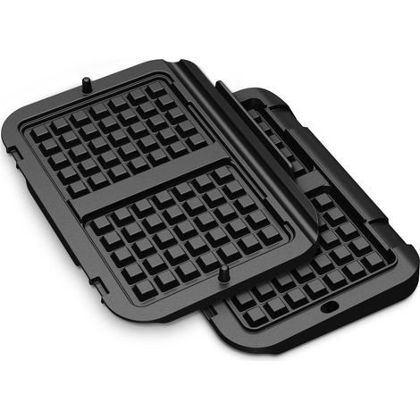Tefal XA730810 Waffelplatten Schwarz für OptiGrill