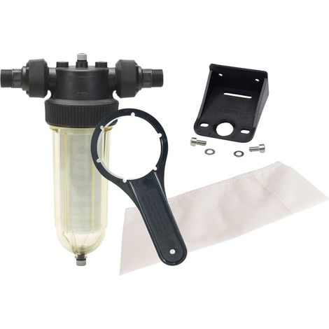 Kit Filtre à Tamis Cintropur Nw25 1 pouces  + équerre Murale + 1 Tamis Lavable 80µm (1/4)