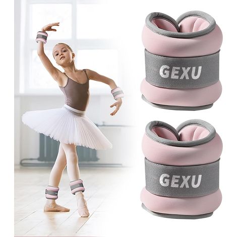 Poids Cheville, Réglable Sangle Cheville Musculation Poulie, Universel Mains et Pieds Poids Poignet, Gym et Maison Leste Cheville, Sangle Cheville Musculation, Cuff Musculation, 0,3 Kg  2, Rose (1/5)