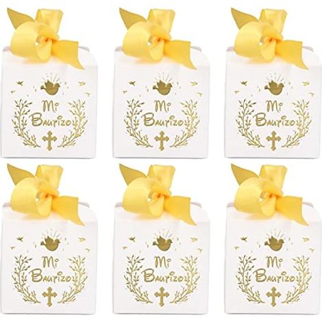 Fauitay Boîtes à Dragées en Papier, Boîtes à Dragées de Mariage de 6,5 Cm (1/5)