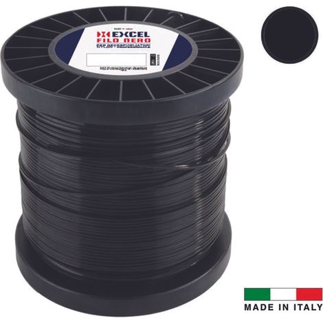 EXCEL 09848 Filo Nylon Tondo Pro 3mm 220mt colore Nero (1/3)
