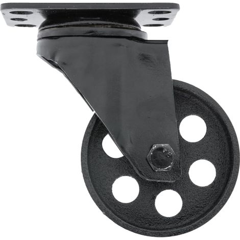 Roulette chariot mine pivotante Ø92