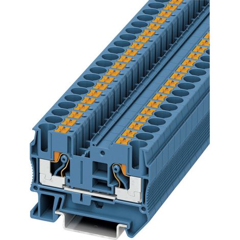 Phoenix Contact 3211819 Durchgangsklemme 8.2 mm Schnellanschluss  Blau 1 St.