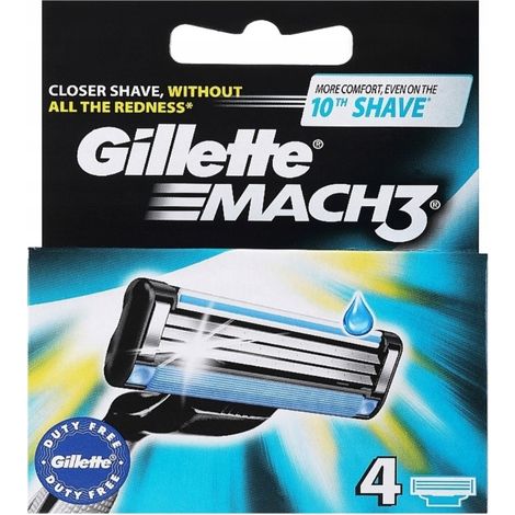 Gillette Mach3 Rasierklingen 4 Stk. Ersatzklingen (1/5)