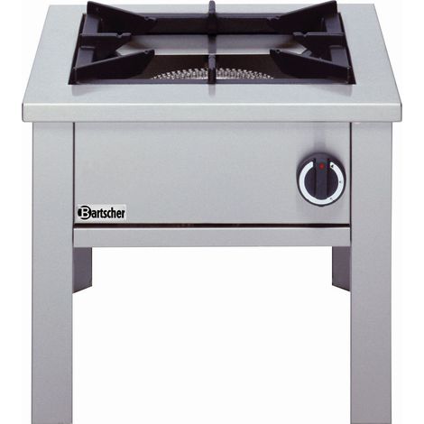 Réchaud à gaz Professionnel 12,5kw sur pieds - 1 feu - Bartscher