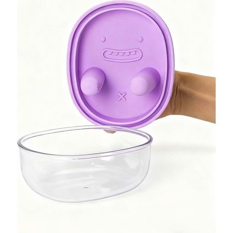 Nouvelle boîte à goûter anti-déversement - Organisateur de cuisine, boîte à goûter facile à nettoyer, organisateur de biscuits (1/5)