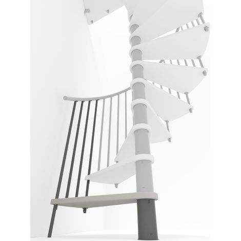 Minka Höhenerweiterung für Spiral Smart 140cm Durchmesser Weiß Grau