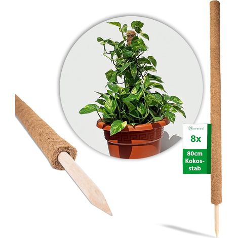 Lot de 4 tuteurs plante palmier 80 cm Ø 45 mm extensibles