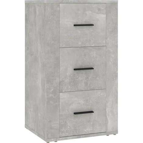 Sideboard/Anrichte/Buffet Betongrau 40x33x70 cm Holzwerkstoff LXWW427331 (1/5)