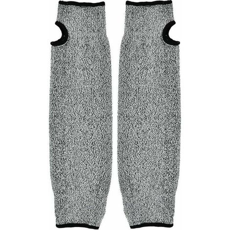 Protective arm sleeve, safety arm sleeve, long-sleeved, abrasion-resistant, cut-resistant HPPE work gloves for gardening, cooking and agricultural work (35cm) (1/5)
