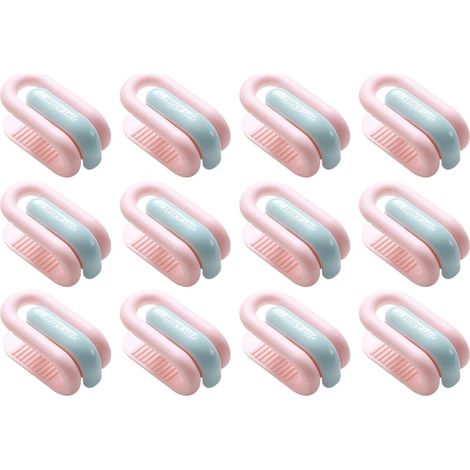 Duvet Clips,Fixations de Couette sans Aiguille - 12 Pièces Pinces Anti-Dérapantes Réutilisables pour Literie,Attaches Anti-Déplacement pour Couverture pour Maison Et Appartement (1/5)