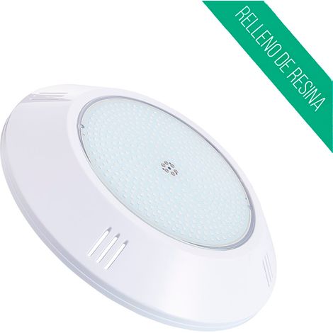 Foco piscina LED superficie 6000K 12V AC/DC 20W, Ø260x40. (1/2)