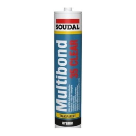 PEGA TODO TRANSPARENTE 290ML MULTIBOND MS35 CRYSTAL - SOUDAL