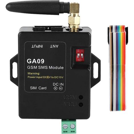 Alarme Maison Sans Fil, GSM Mini 8 Canaux Système d'Alarme sans Fil GSM de Sécurité à Domicile Intelligent SMS Texte Appel Alarme Automatique pour la sécurité à la Maison d'affaires (1/5)