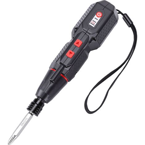 Tournevis électrique sans fil rechargeable avec 3 réglages de torsion et lumière LED pour les réparations à domicile (1/5)