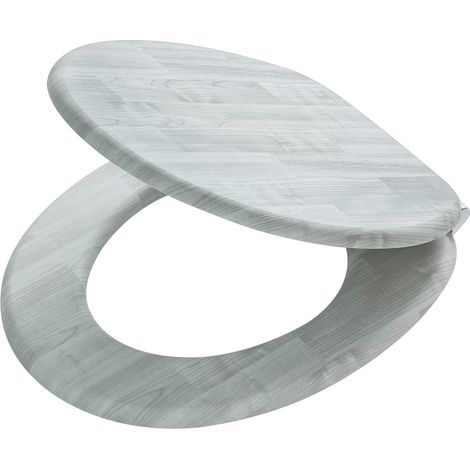 Tiger Titan Sedile per WC, MDF, Grigio, 37x44x4 cm (1/4)