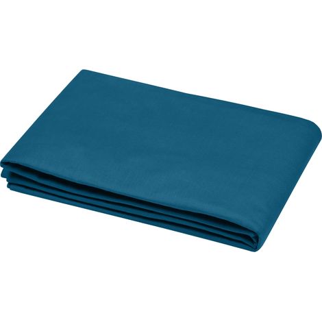 STOF - Copripiumino - Dimensioni 240 x 220 cm - 100% cotone certificato Oeko-Tex - Colore petrolio - Modello Eden - Biancheria da letto per casa - Ideale letto matrimoniale queen size o standard - 2 (1/5)