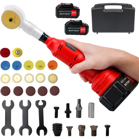 Herramienta rotativa, 600 W de potencia, 5 velocidades variables, 2 baterías. (1/2)