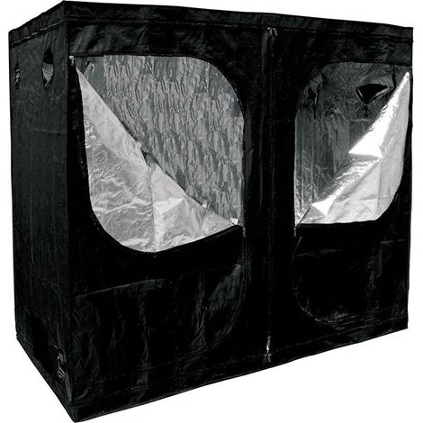 Chambre de Culture Mylar Eco - 240 x 120 x 200 cm - Black Silver