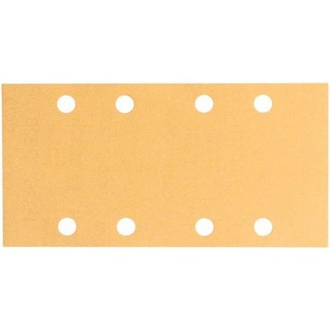 10 Feuilles abrasives C470 BOSCH pour ponceuses vibrantes 93 x 186 mm Best for Wood and Paint 8 trous