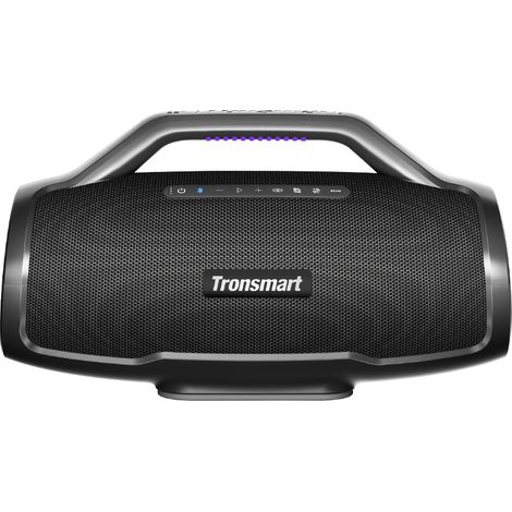 Tronsmart Bang Max Tragbarer Party-Lautsprecher: 3-Wege-Soundsystem mit 130 W, kompatibel mit über 100 Lautsprechern, wasserdicht nach IPX6, 24 Stunden Akkulaufzeit, App-Anpassung