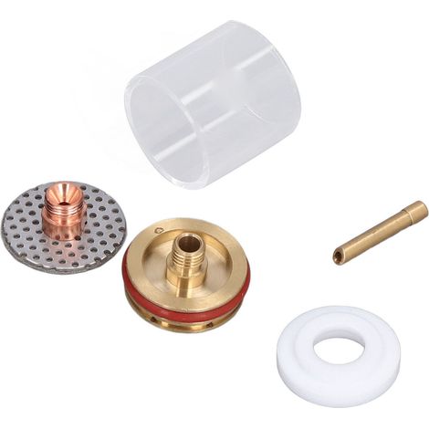 5-teiliges Set für WP-20/25 WIG-Brenner: Messingdüsen, Schutzbrille, Klemme und Argon-Schweißdüse, komplettes Set für die Schweißpistole. (1/5)