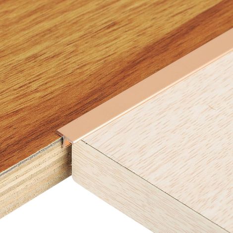 3Pcs 2.9ft x 0.31" t Moulure De Transition Pour Sol Doré (1/5)