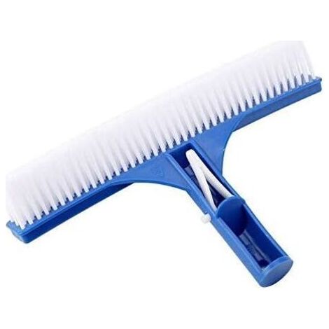 Brosse de nettoyage de piscine en plastique de 10 pouces avec trous de vis pour fixer une tige télescopique pour nettoyer les piscines de spa, les spas et les piscines de nage (1/5)