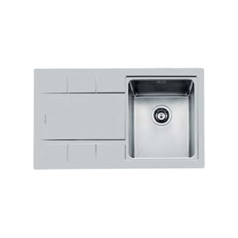 Foster 4384 062 fregadero Lavabo sobre-encimera Rectangular Acero inoxidable (1/3)