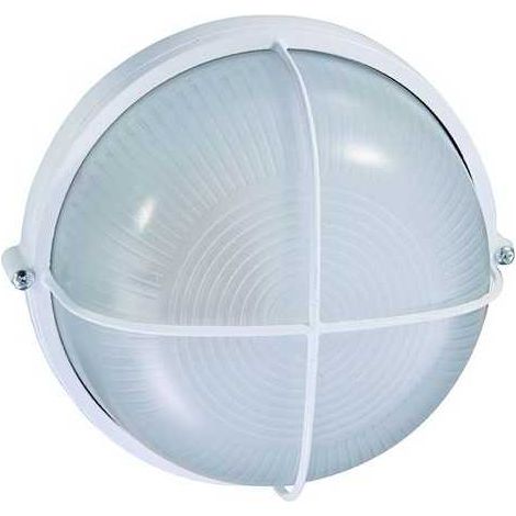 Plafón de aluminio Blinky Luna redonda blanca 60 vatios