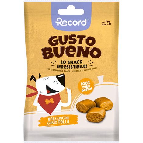 Gusto Bueno Leckerlis mit Hühnergeschmack für Hunde 24 Packungen x 50 g pro Stück.