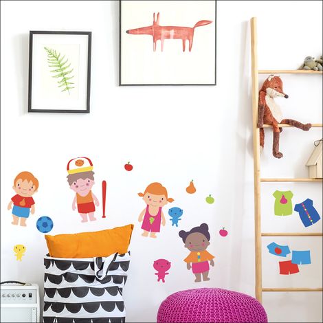 Sticker autocollant DIY 48x68cm - Décorez votre personnage avec un design ludique et amusant (1/2)