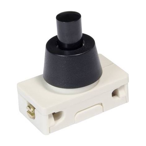 interBär 3030-211.02 Interrupteur à pression 250 V/AC 2 A 1 x Off/On à accrochage (L x l) 25 mm x 14 (1/2)