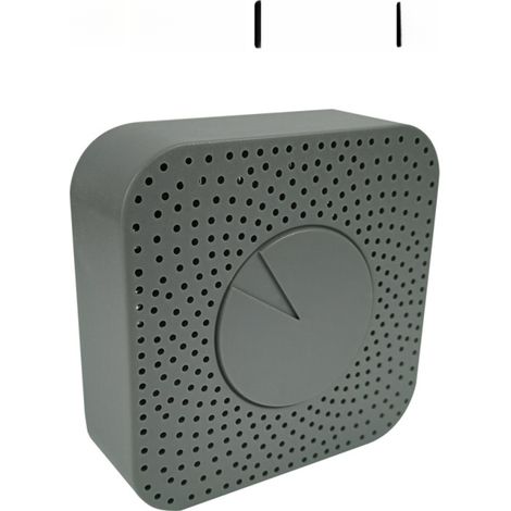 Tuya ZigBee 5-in-1 Luftqualitätsmonitor, analysiert HCHO/CO2/VOCs/Temperatur/Luftfeuchtigkeit, Fernbedienung, Alarm, kompatibel mit Google Home.