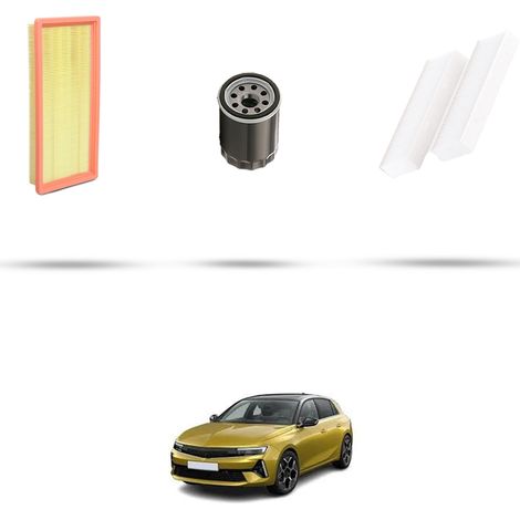 Kit tagliando 3 filtri compatibile con Opel Astra L 1.2 81kw Dal 2021 (1/5)