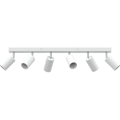 Spot de plafond avec des projecteurs Blanc 73 x 6 x 16 cm Métal (1/5)