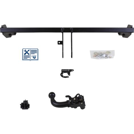 Attelage rotule démontable AUTO-HAK + faisceau Trail-Tec universel 7 broches - VW POLO VI (1/2)