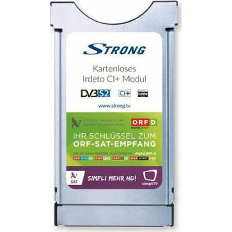 Decoder strong irdccaci-14+atv2 keine ORF Karte DVB-S2 kompatibel
