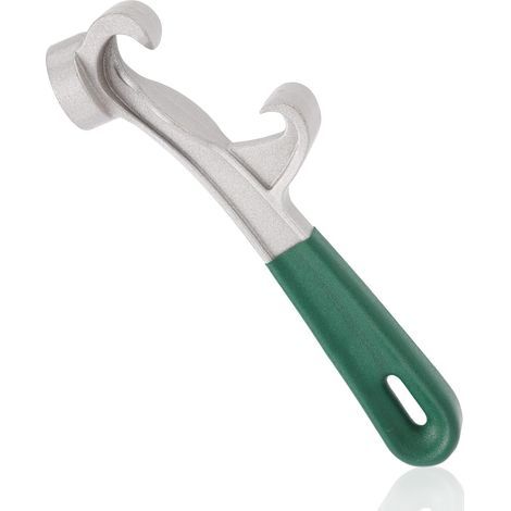 Outil d'Ouverture Seau 5 Gallons, 21,6cm Multifonctionnel Aluminium Extracteur de Couvercle de Baril Ouvre Seau Clé avec Poignée Antidérapante (1/5)