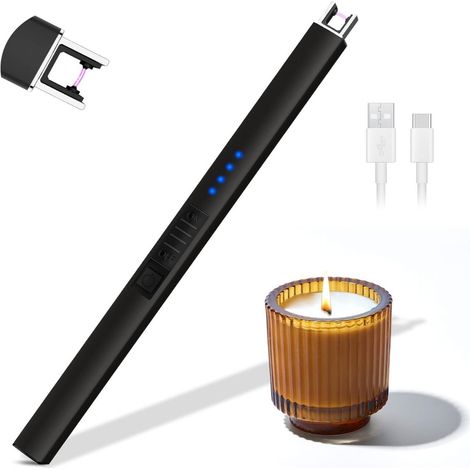 Câble électrique - Câble USB - Câble USB - Coupe-vent - BBQ - Kaarsen - Noir