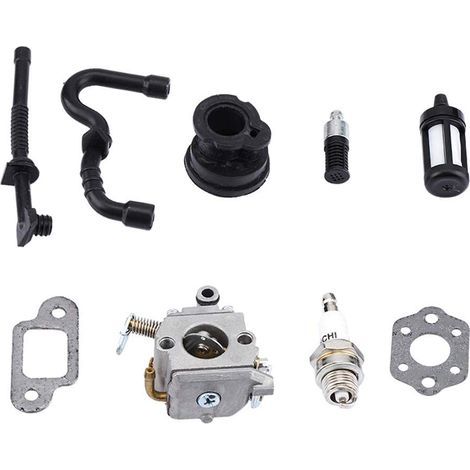 Ej.Life Carburateur pour STIHL MS170 MS180 017 018 Tondeuse à Chaîne Tronçonneuse Carb Echo Homelite (1/5)