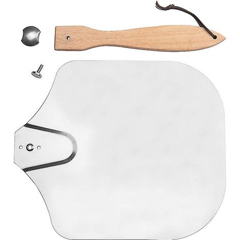 Pelle à pizza, spatule à pizza avec manche en bois pliable, pelle à pizza pour four à pizza, pour les amateurs de pizza maison. (1/4)
