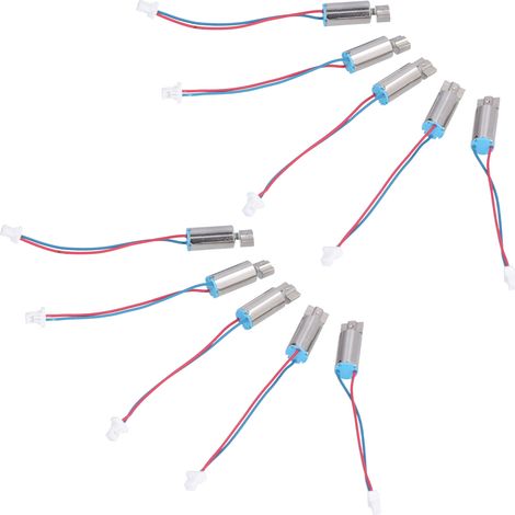 Lot de 10 moteurs de vibration 1,5 V-3 V 6 x 12 mm, mini sans noyau, haute précision et haute efficacité, pour manette de jeu (1/5)