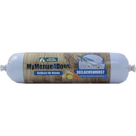 MyMenue4Dogs Hundefutter Seelachswurst
